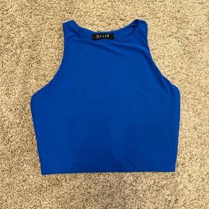 Amazon Women's Vibrant Blue Crop Top